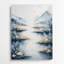 Aquarelle paysage 17 art mural en métal beige-1329493435