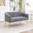 Jameila  Upholstered Faux Fur Loveseat-1108305442-1108305448