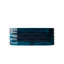 62"W x 27"D Freestanding SoakingTransparent Pure Resin Bathtub With Pop-Up Drain,Flowing Blue