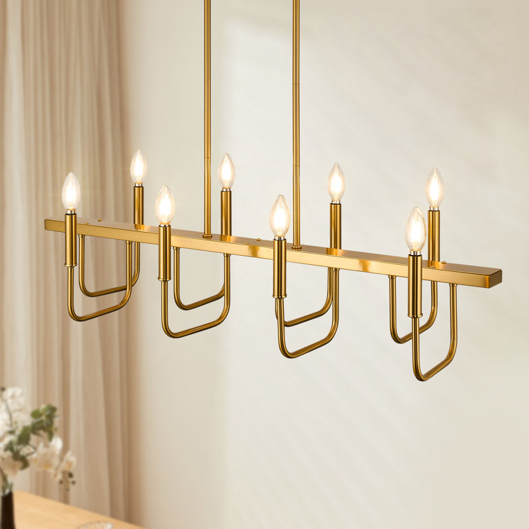 Rumeal 8 - Light Modern Linear Chandelier