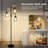 71" Dimmable Tree Floor Lamp With 3 Bulbs Included-1731188848