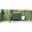 Ensemble de meuble-lavabo simple 30 po avec 3 tiroirs, meuble-lavabo autoportant avec cadre en bois massif, vert 30 po-189026331