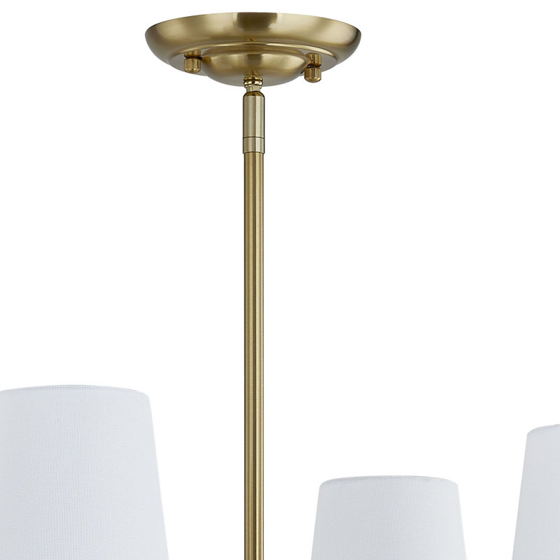 Lustre 4 lumières Portia, doré