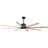 Brixham 76" 8- Blade LED Smart Chandelier Ceiling Fan with Remote Control and Light Kit Included-1101449555