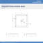 DreamLine DreamStone 36 in. D x 36 in. W Base and Wall Kit in White Traditional Subway Pattern