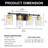 4-Light Glass Shade Bathroom Vanity Lights Dimmable-1931265803-1931265907