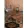 2 - Piece Solid Wood Top Living Room Table Set