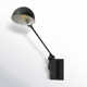 Arvis Single Light Iron Dimmable Plug-in Armed Sconce