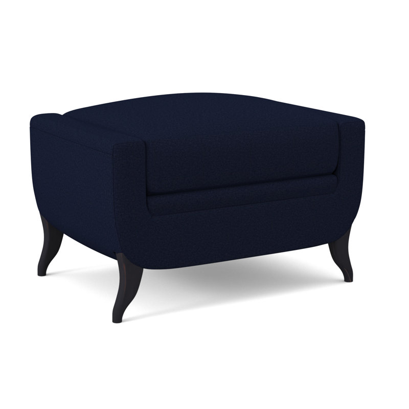 Armstrong Upholstered Ottoman, Vintage Ebony, Margaret Uniform