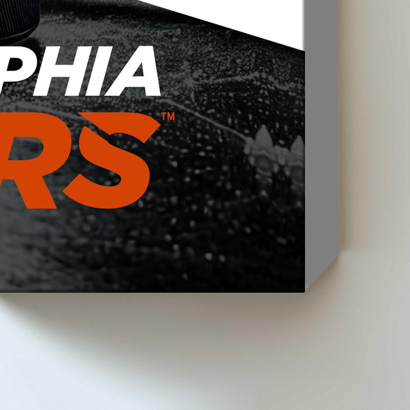 «Philadelphia Flyers NHL», art mural, H 60 po x l 40 po, Toile tendue, Ne s’applique pas