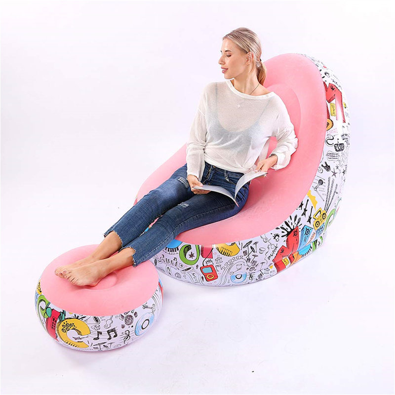 Chaise longue Cilla, Rose macaron