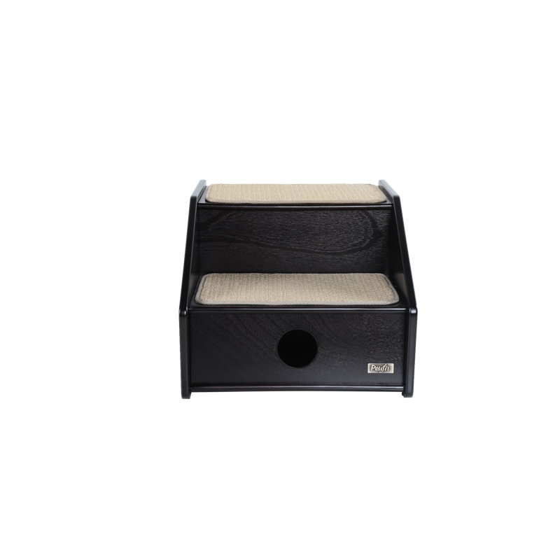 Chrystian Stairs With 2 Steps, Black