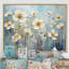 «Elegant Beige Buttercups Meadow II» sur toile-980676061-943419292