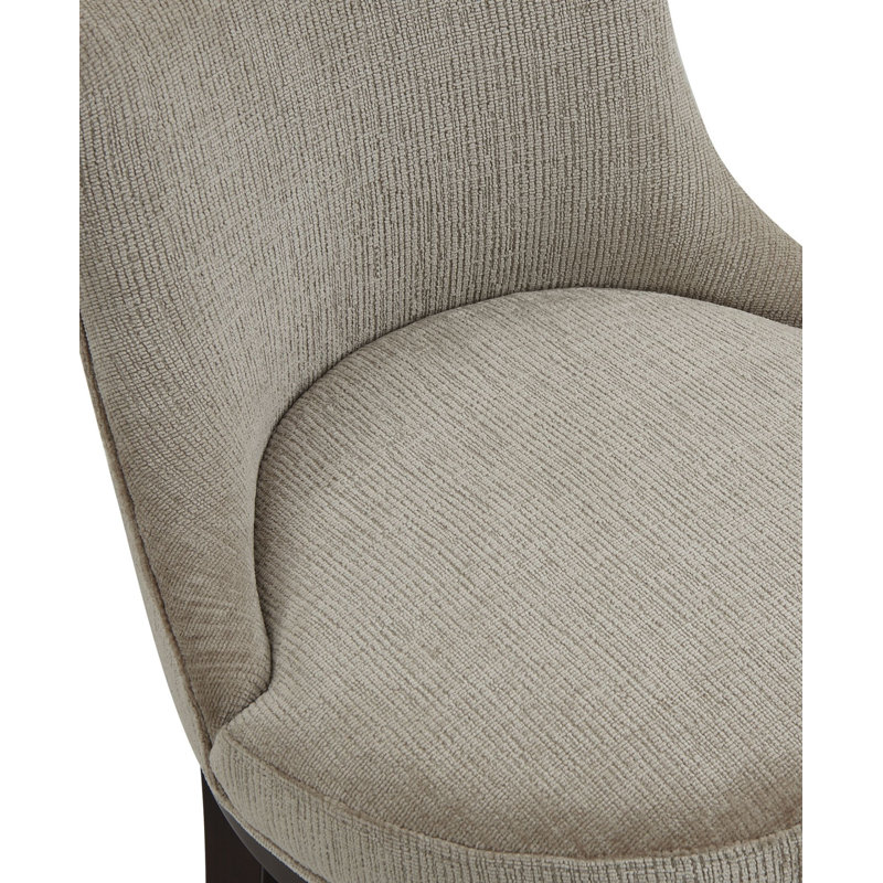 Tabouret de bar en chenille taupe Lucia, Taupe, Tabouret de bar (siège d'une hauteur de 29,4 po), 1