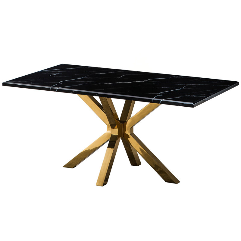 Table de salle à manger Gracie Mills, 29.9" H x 63" W x 35.4" D