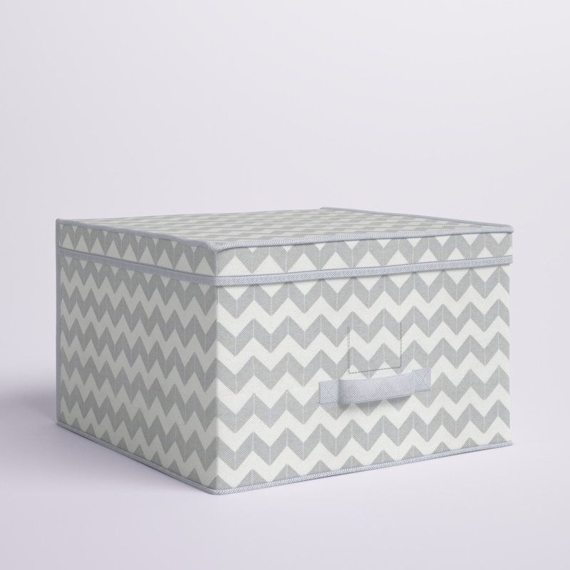Bac en tissu à chevrons