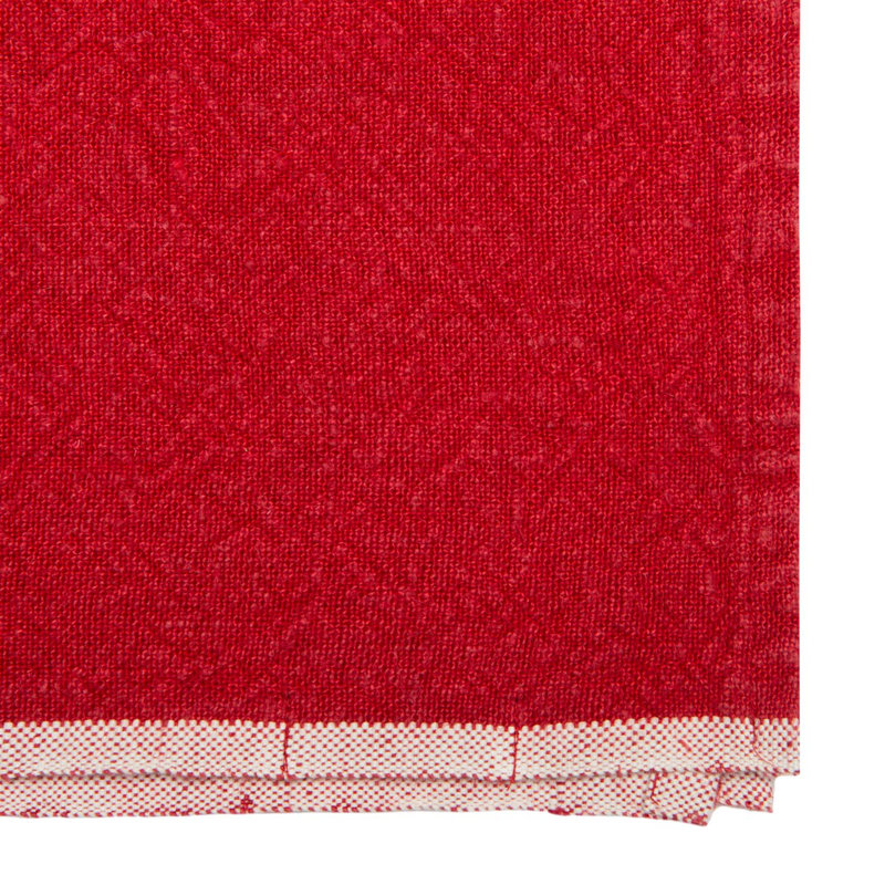 Soren Dish Cloth Kitchen Towel, Red