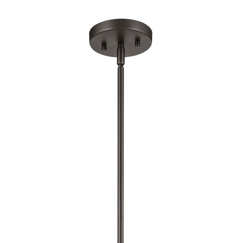 11.75" 1-Light Cone Pendant, Bronze