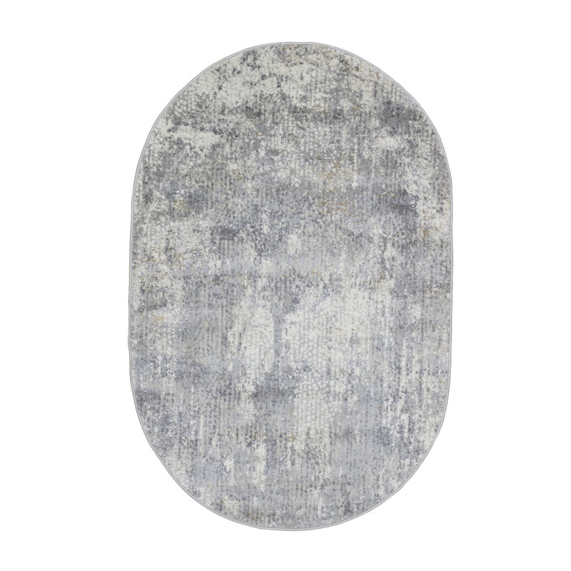 Stella Abstract Indoor Rug, Oval 3' x 5'