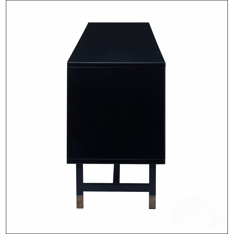 Blynn Midcentury Modern Media Console Stable support, multi-functional design