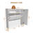 MDF Shoe Storage Cabinet With Flip-Up Drawers And Shelves(White), Shoe Storage-1787815999