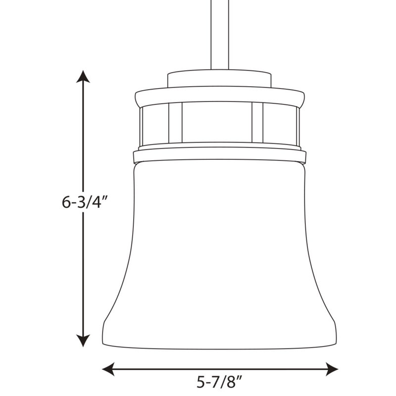 Tashina 1 - Light Single Pendant, Antique Bronze