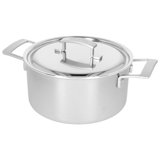 Demeyere Industry 5-Ply 5.49-qt Stainless Steel Dutch Oven