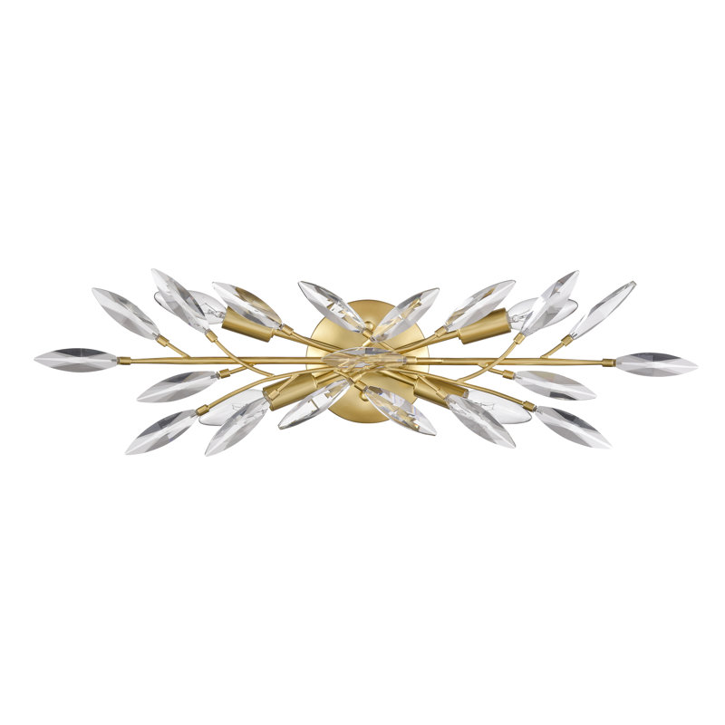 Flora Grace 25.5'' Wide 4-Light Vanity Light - Champagne Gold