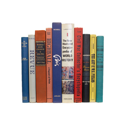 Livres décoratifs - Ensemble de livres rétro surdimensionnés - 1 pied de livres