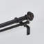 Tringle à rideaux double réglable en métal 87,5 po bronze huilé-816095430