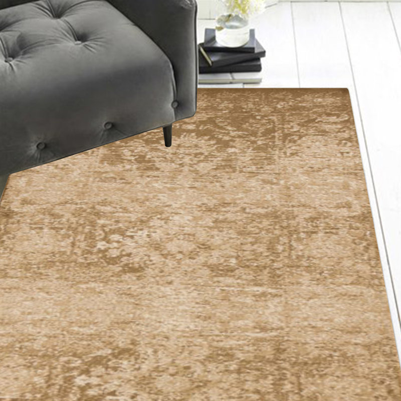 Tapis beige Mcnemar, Tapis de couloir 2 pi 2 po x 7 pi 11 po