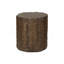 Table d'appoint, H 25 po, intérieur ou extérieur, tambour, table de bout, table de chevet, ronde, table d'appoint, salon, chambre à coucher, noyer, contemporain, moderne-760169463