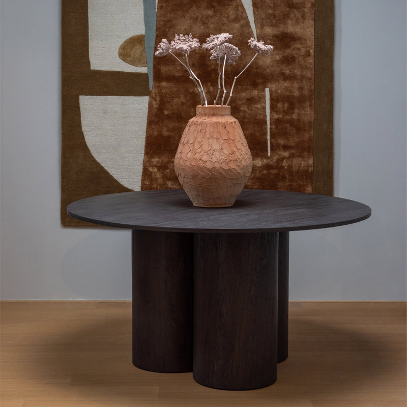 Oona Round Dining Table, 75cm H x 140cm L x 140cm W