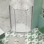 Porte de douche pivotante-112984416