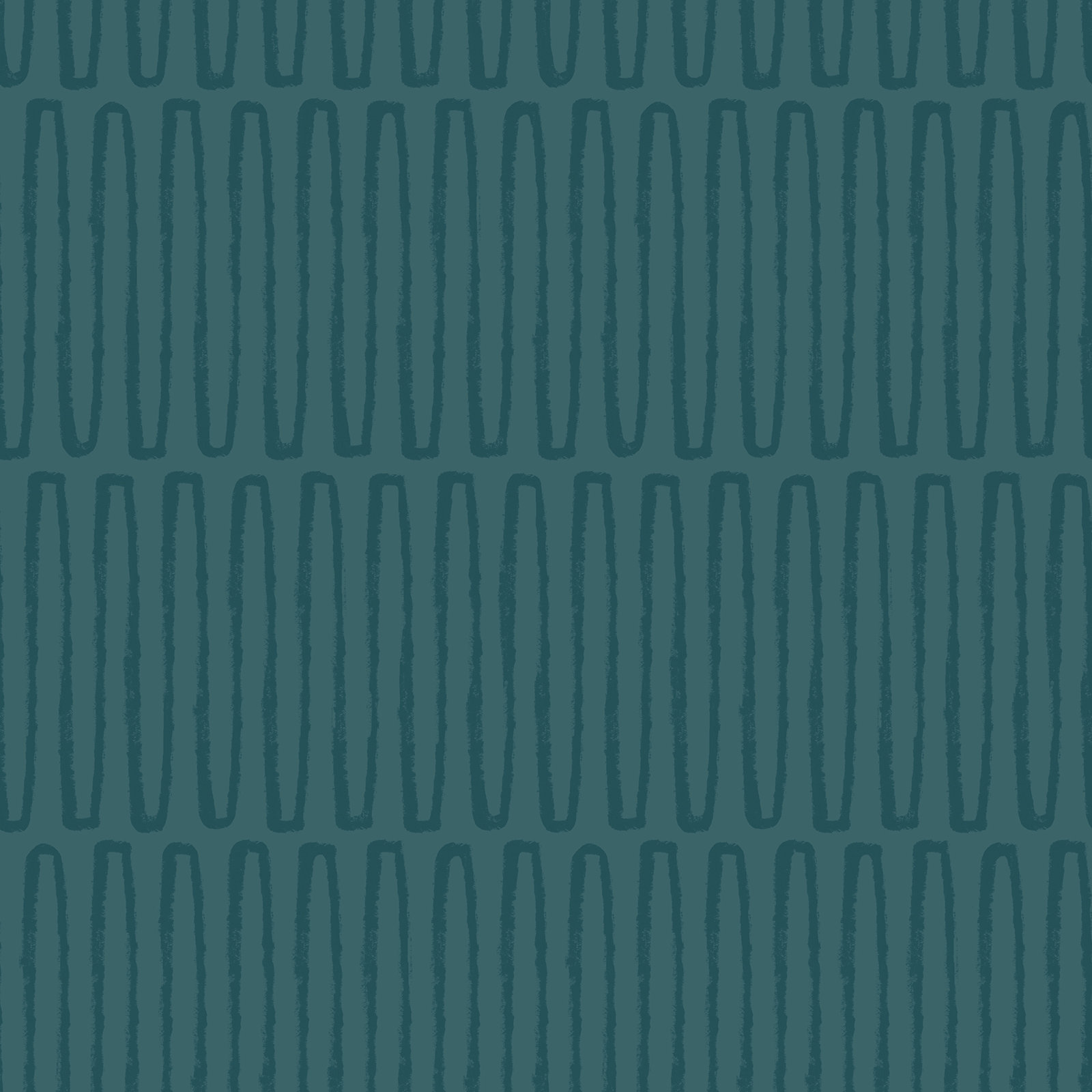 Anika Modern Geometric Wallpaper, Teal