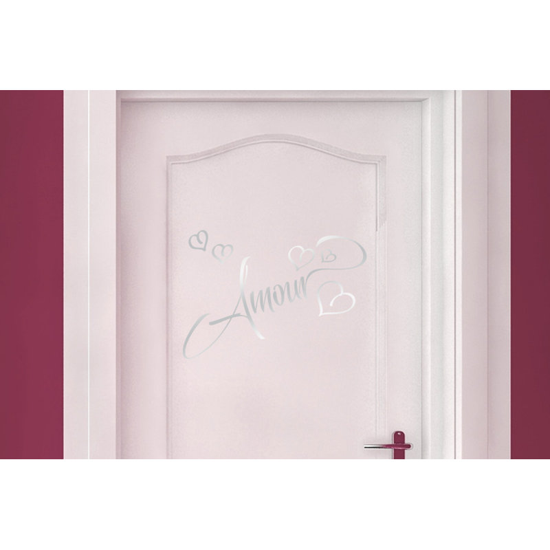 Wall Decal, Shiny Silver
