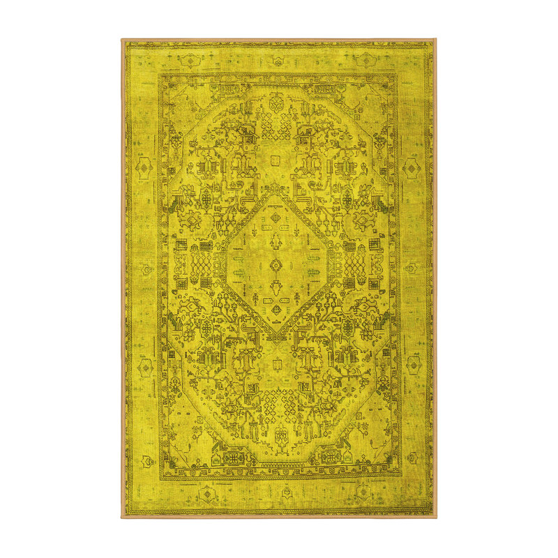 Guaglirdo Oriental Indoor Rug, Rectangle 2' x 3'