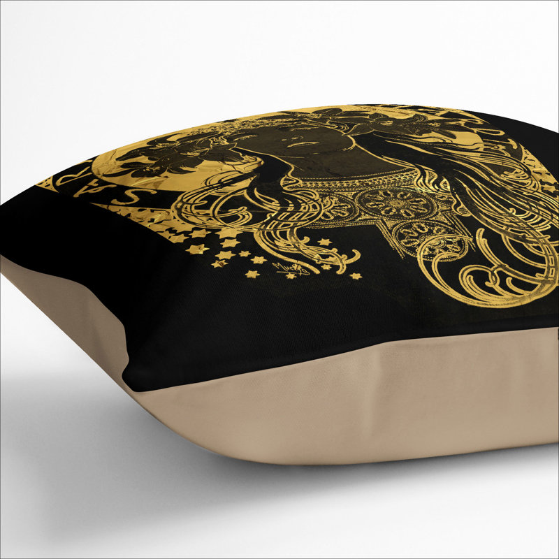 Square Cushion, Stone, 55cm H x 55cm W x 20cm D