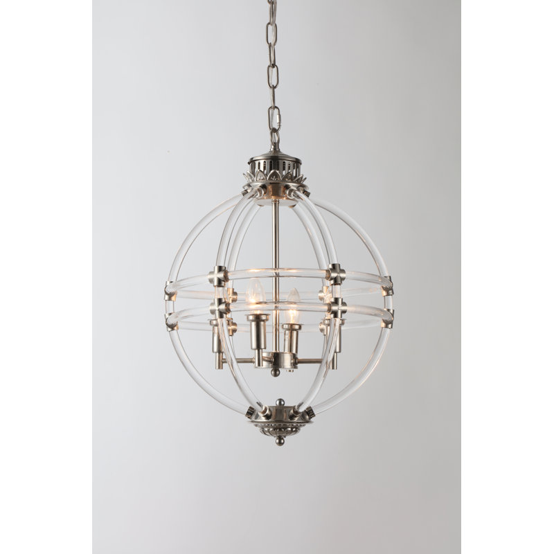 Samara 4 - Light Dimmable Globe Chandelier