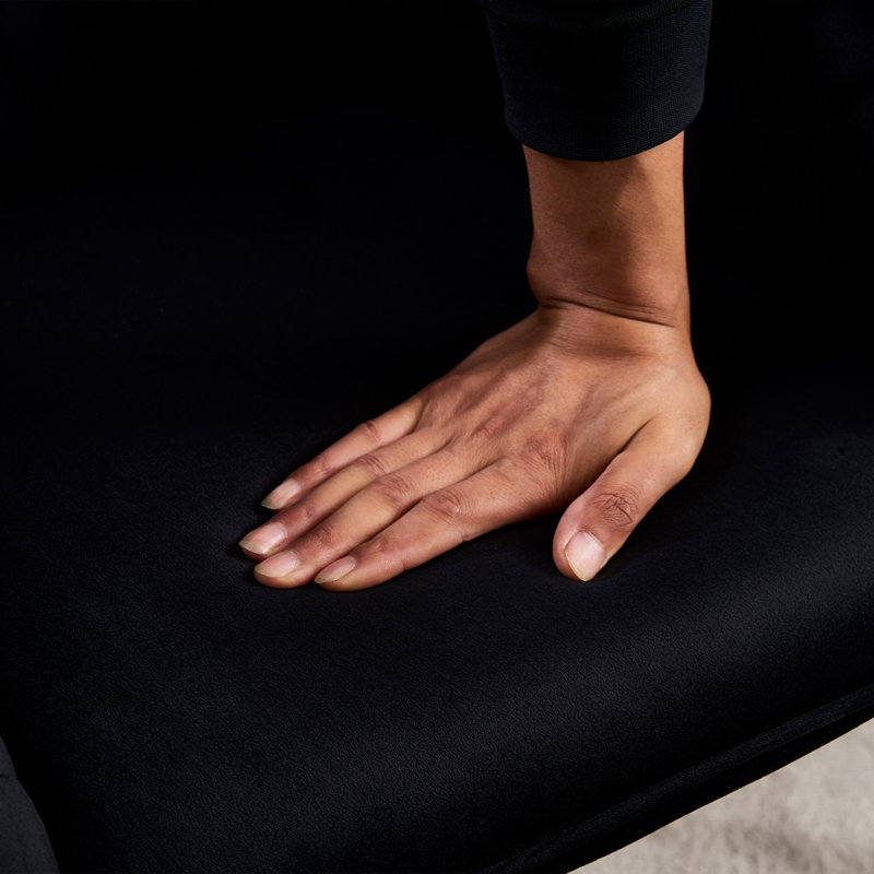 Chaise de salle à manger en tissu