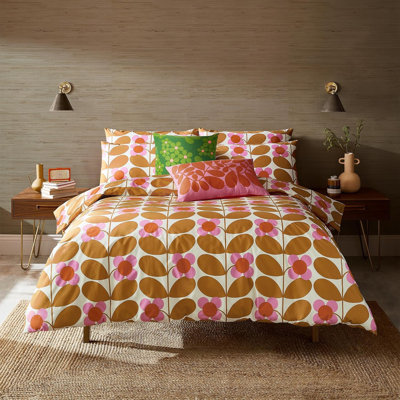 Orla Kiely Stem Bloom Saffron Duvet Cover Set