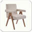 Fauteuil de salle à manger Poppy-2136185886