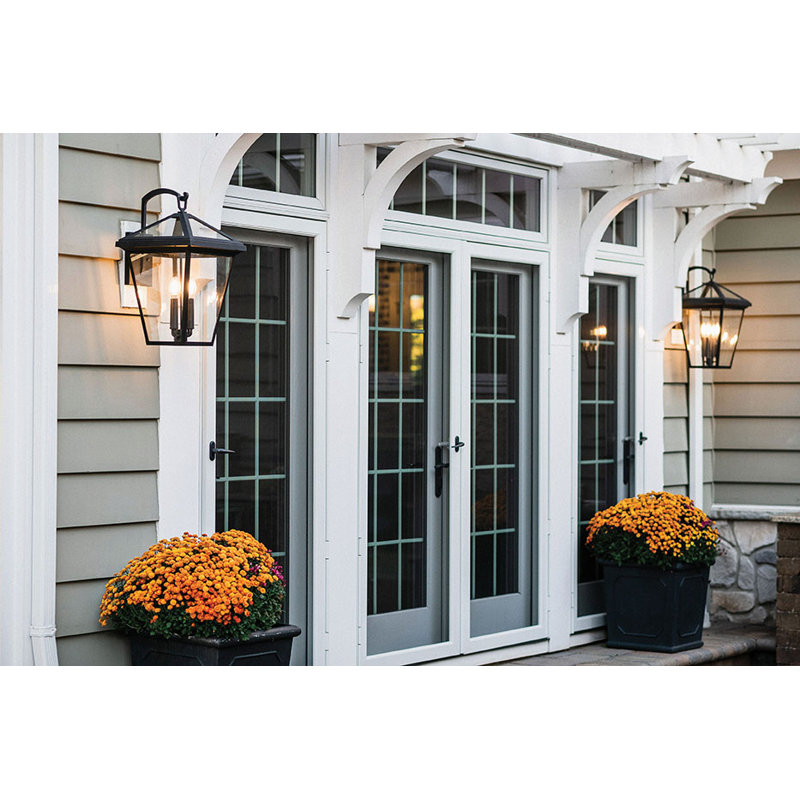 Alford Place 4-Light Outdoor Wall Lantern, Museum Black
