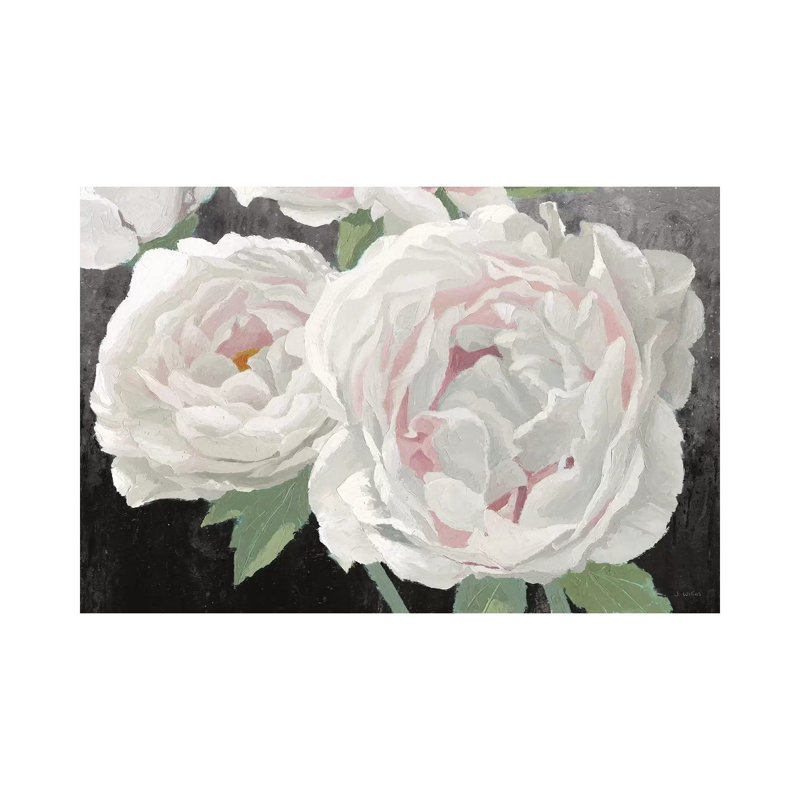 Essence Of June II Black by James Wiens - Wrapped Canvas Print, 20.32 cm H x 30.48 cm W
