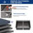33" L x 22" W Drop-In Kitchen Sink 50/50 Double Bowl Stainless Steel Sink with Sink Bottom Grids