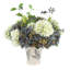 Hydrangea and Viburnum Arranged in Ceramic Vase with Berries