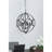 4 - Light Metal Chandelier, Hanging Light Fixture With Adjustable Chain For Kitchen Dining Room Foyer Entryway, Bulb Not Included