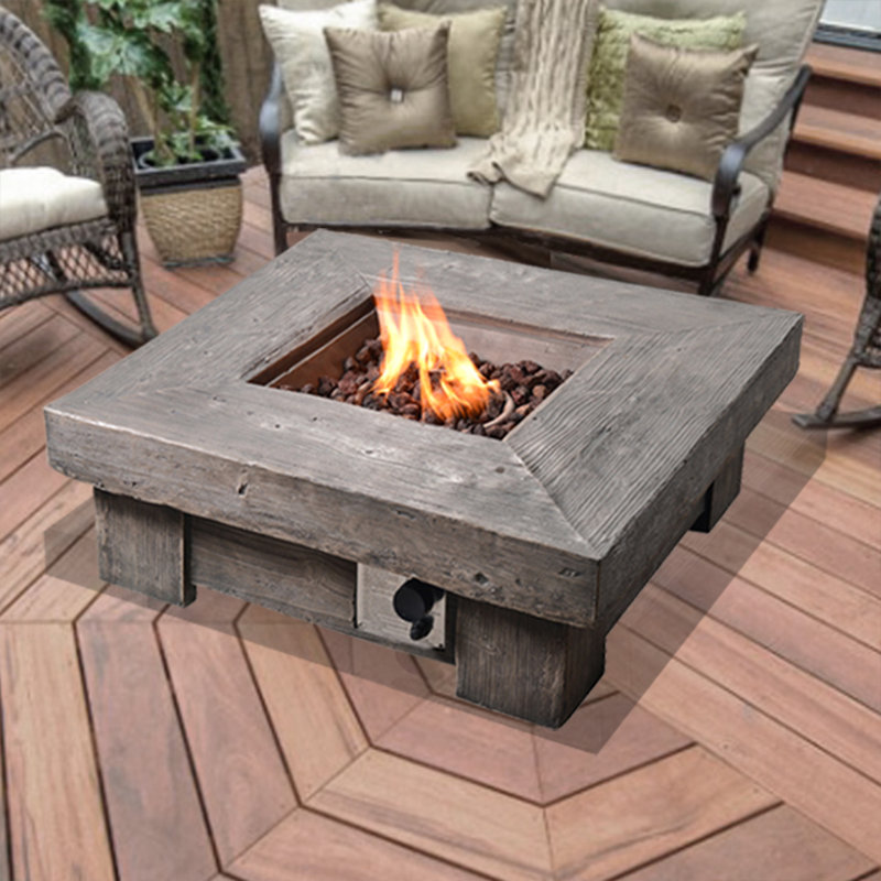 Stone Propane Fire Pit
