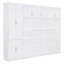 Grand lit escamotable mural avec armoires-1299775692