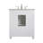 Brandon 30'' Single Bathroom Vanity with Ceramic Top-777321136